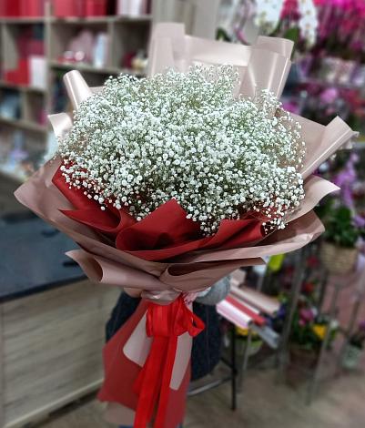 Букет цветов из: Гипсофила в Вишневогорске