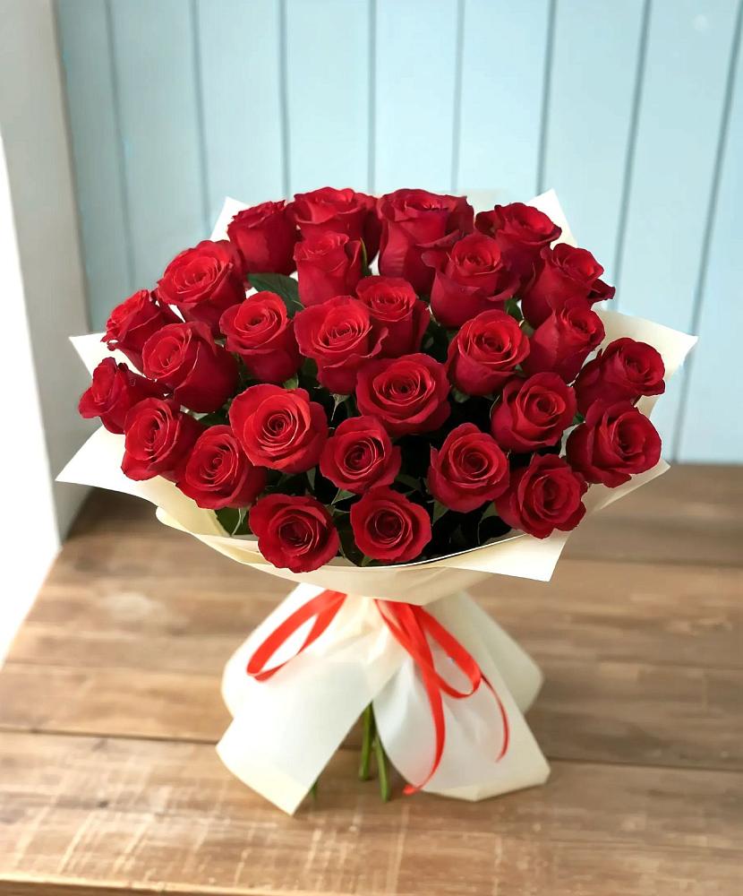 Букет 29 Красных роз в Вишневогорске