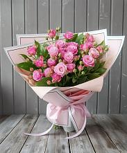 Букет Розовый кустик в Вишневогорске
