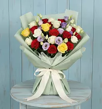 Букет цветов из:  Розы в Вишневогорске