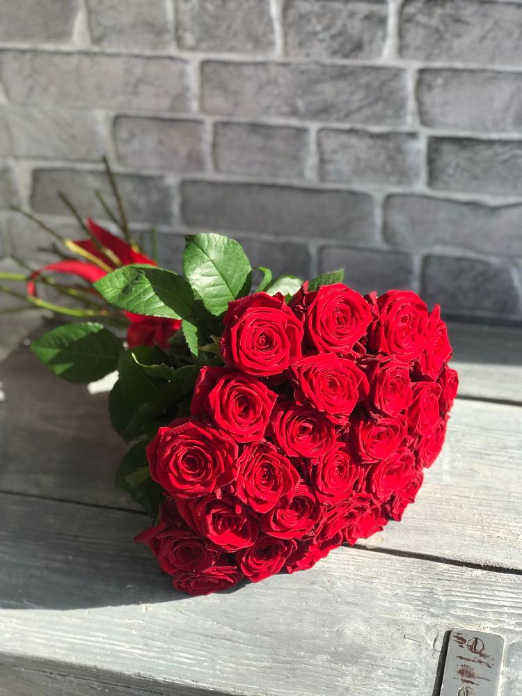 Букет Красные розы Фридом в Вишневогорске