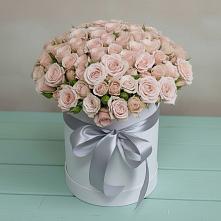 Цветочная композиция из Розы в шляпной коробке #REPLACE_PRED# Вишневогорске