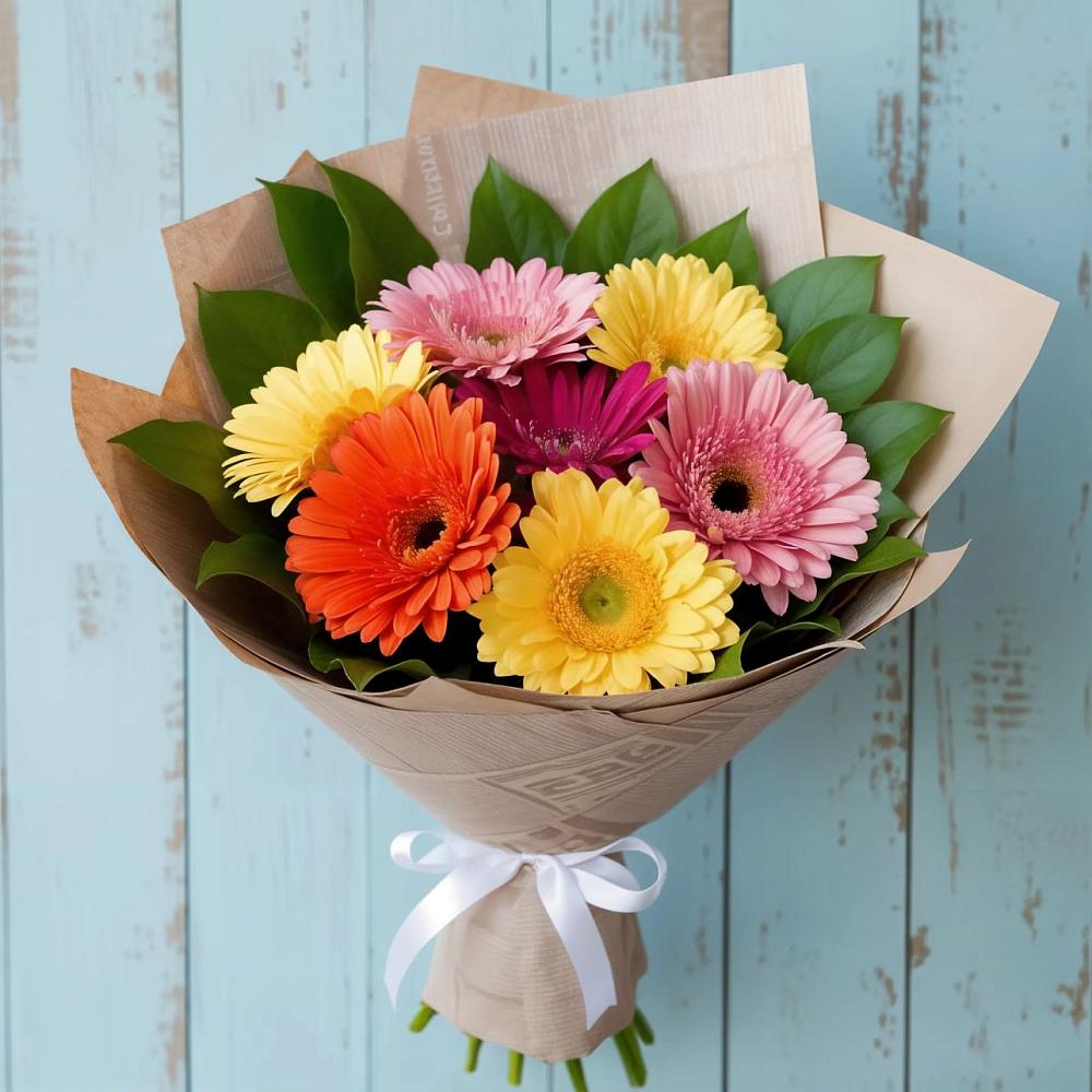 Букет цветов из: Герберы в Вишневогорске