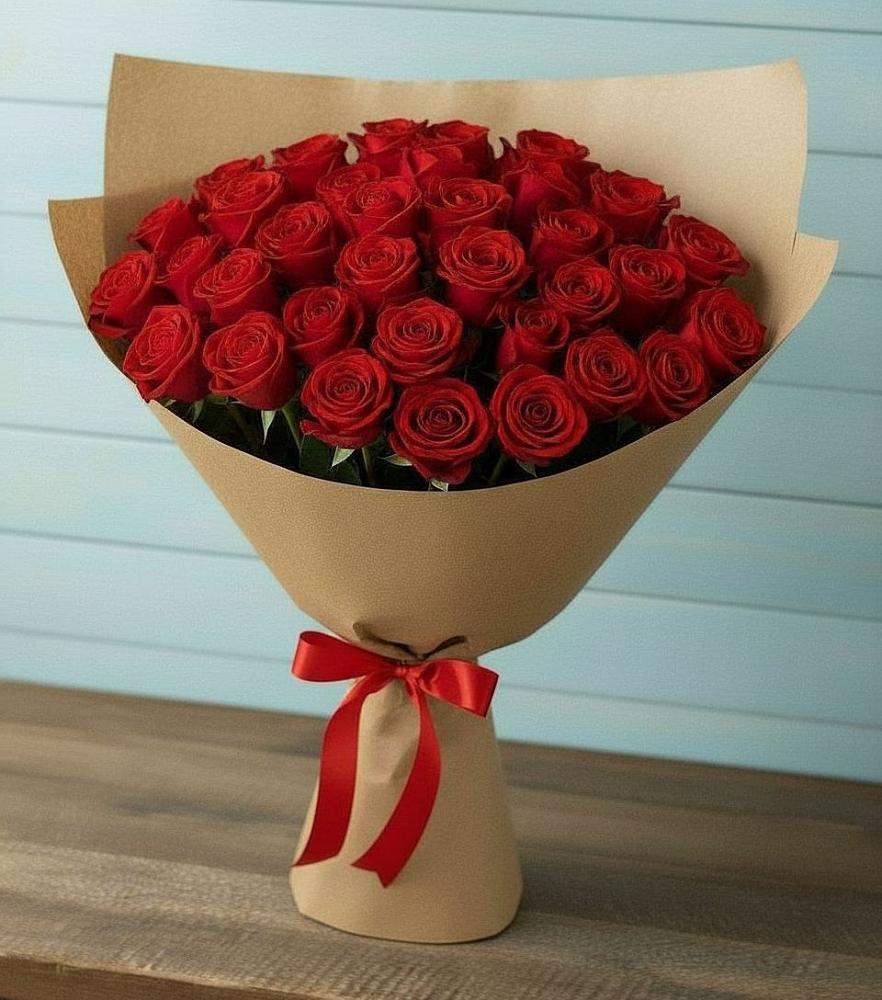 Букет Красные розы Милано в Вишневогорске