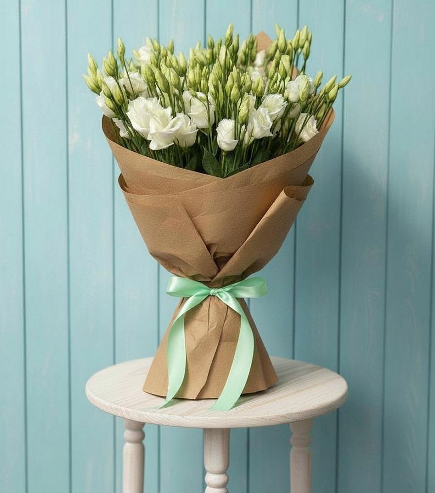 Букет цветов из: Лизиантусы в Вишневогорске