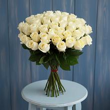 Букет 51 Белая роза Эдлесс Лав #REPLACE_PRED# Вишневогорске