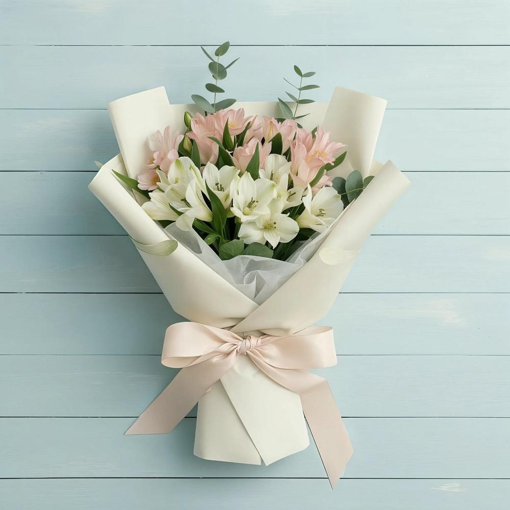 Букет цветов из: Альстромерии в Вишневогорске