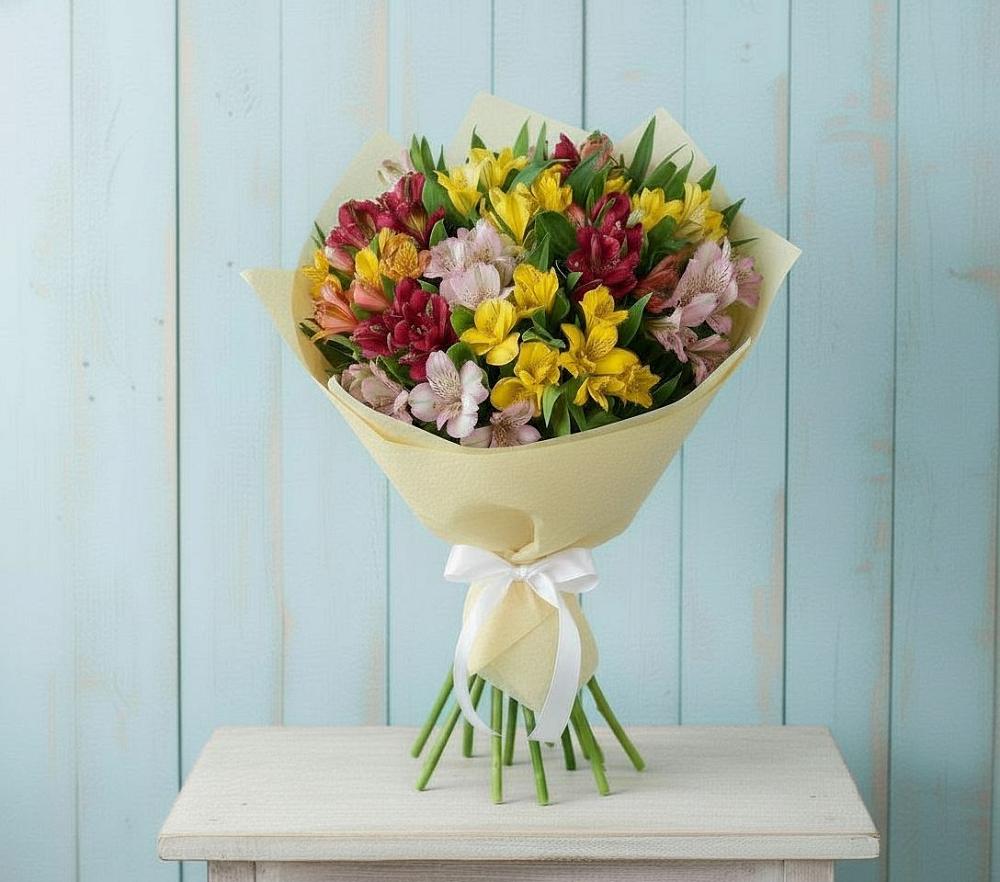 Букет цветов из: Альстромерии в Вишневогорске