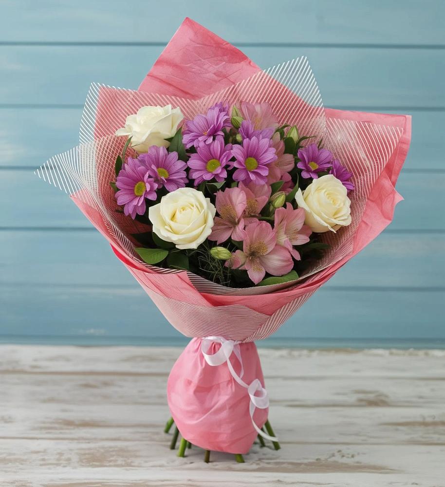 Букет цветов из: Герберы в Вишневогорске